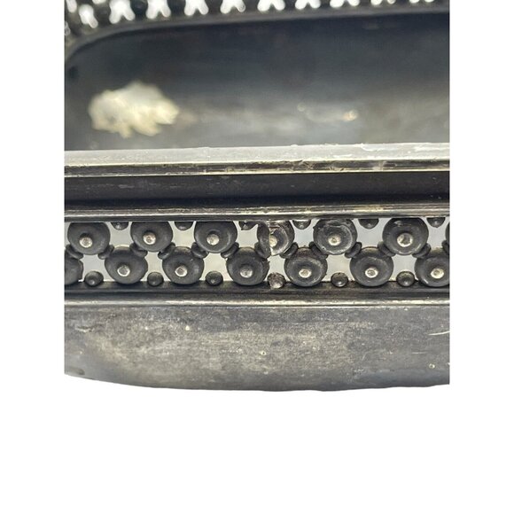 Antique Meriden B Company Quadruple Plated Silver Tone Bowl Candy Trinket Dish - Picture 13 of 16